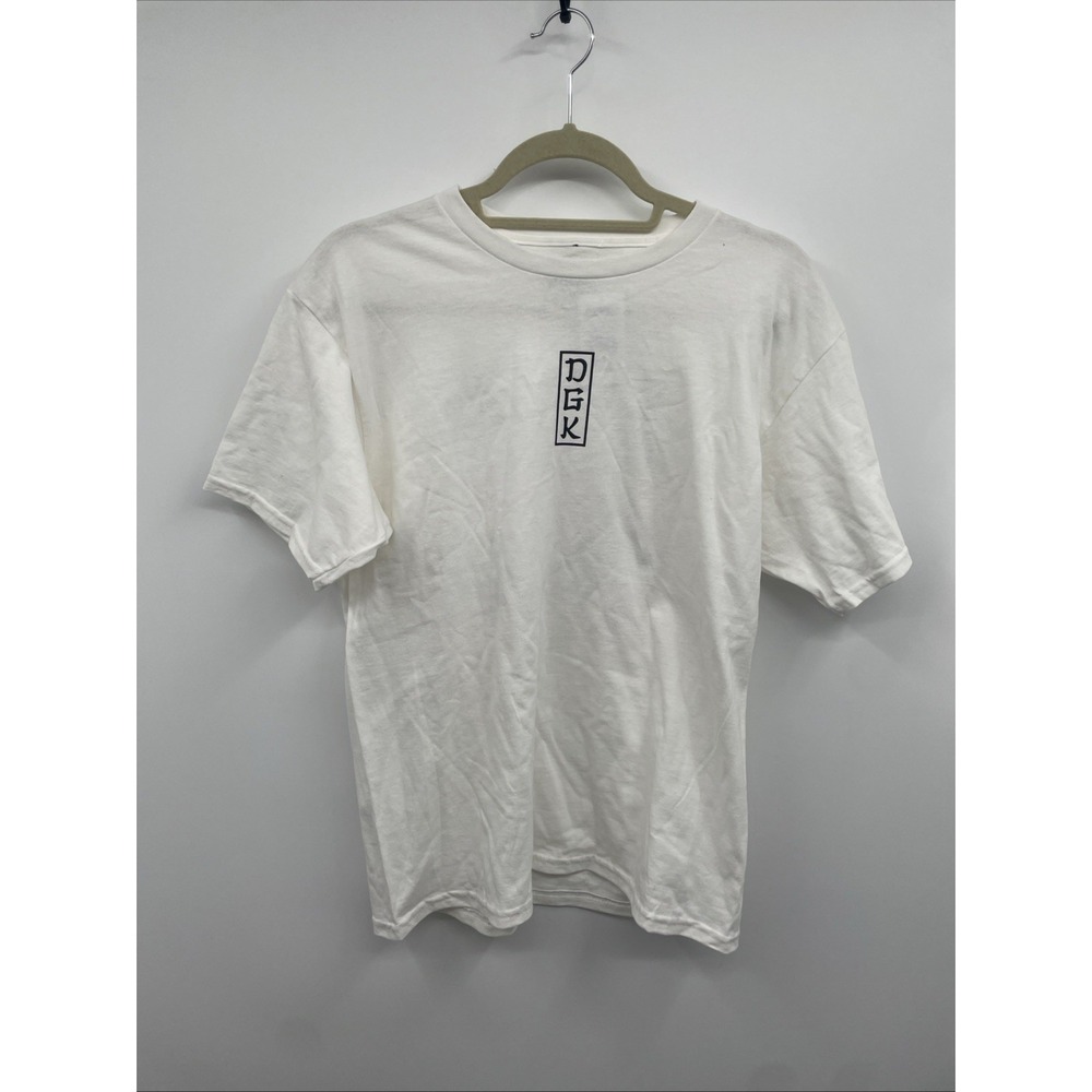 DGK Zen T-Shirt Kids XL White Cherry Blossom Print 100% Cotton Short Sleeve NWT